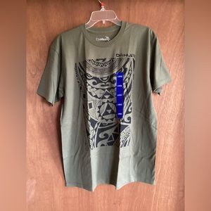 Da Hui, L, Green T-Shirt